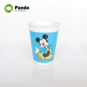 Vasos de papel PLA impresos personalizados
