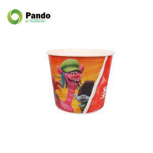 Cubos de papel desechables para palomitas de maíz
