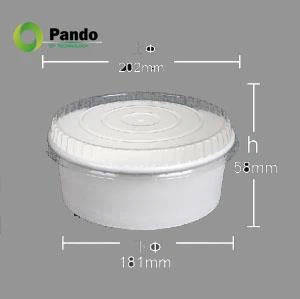 Grado alimenticio Sacar un cubo blanco de papel blanco