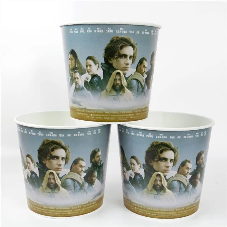 120oz Water Based Coating Paper Popcorn Buckets