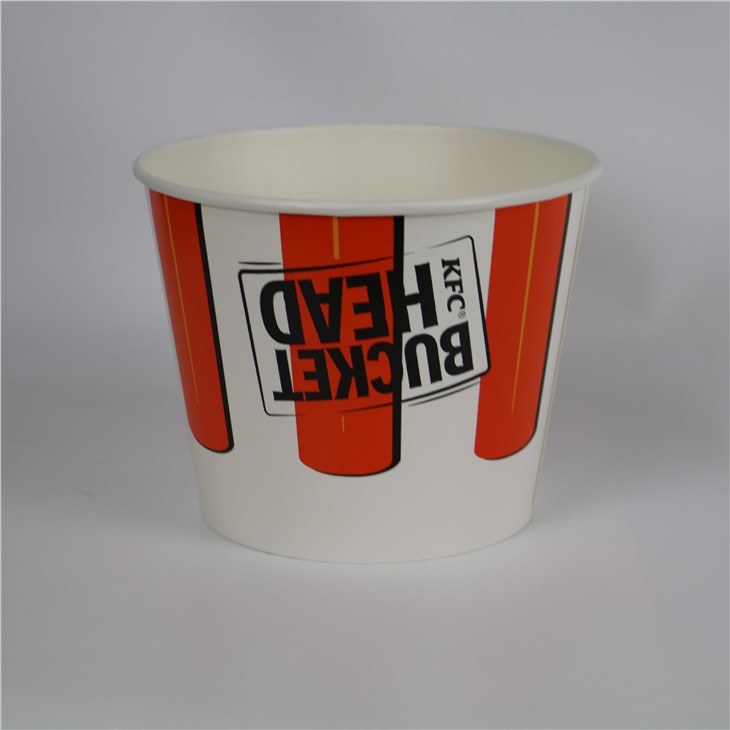 Cubos de papel desechables de 130 oz para pollo frito