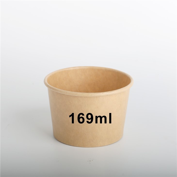 Disposable Kraft Ice Cream Paper Bowl