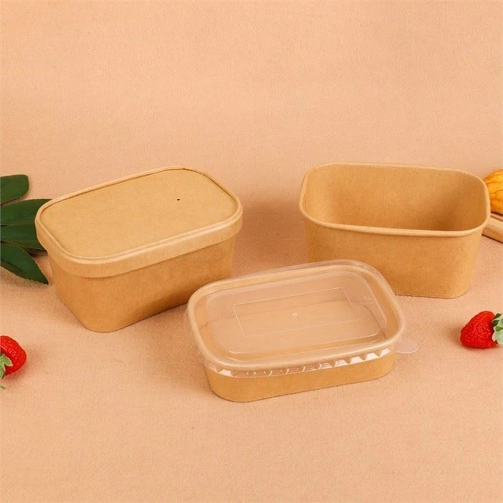 Disposable Kraft Paper Salad Bowl