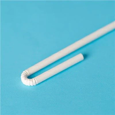 Pajitas de papel flexibles
